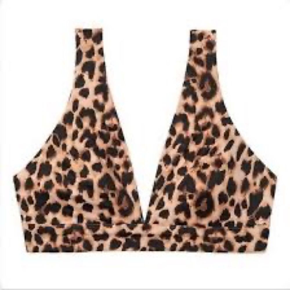 Victoria’s Secret Supersoft Unlined lounge Wireless bralette Bra animal Xsmall